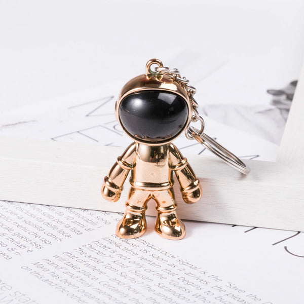 Korean Hip Hop Cross Spaceman Necklace Keychain - Trendy & Unique