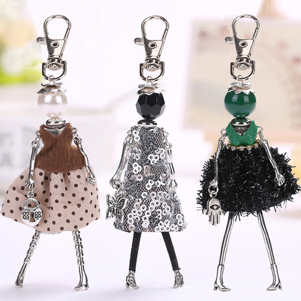 Handmade Fashionista Elegant Model Keychain Dolls - Exclusive Edition